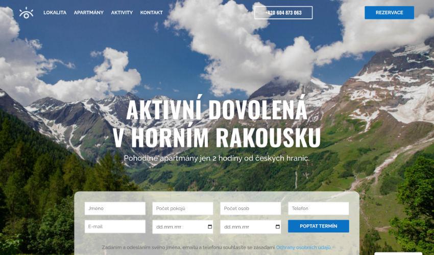 Apartmány v&nbsp;Rakousku