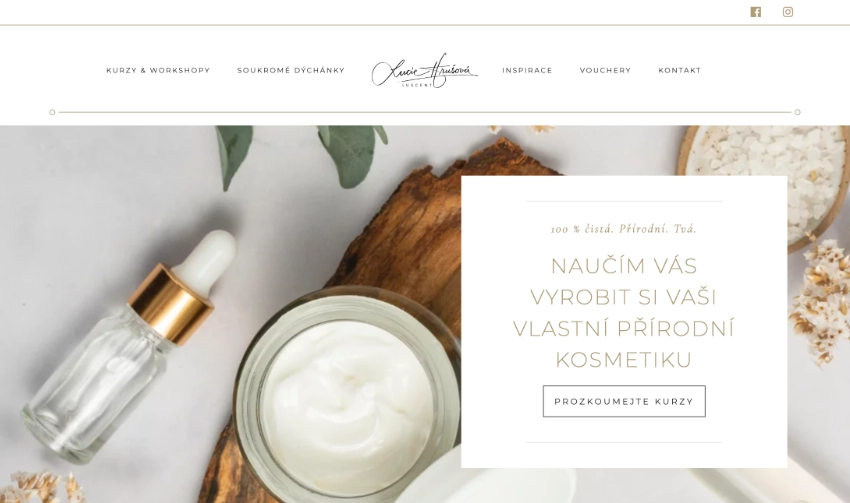 Kurzy výroby přírodní kosmetiky
